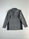 Columbia Grey Two-Tone Quarter Zip Fleece  (M)
