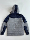 Edwin Grey Navy Hooded Utility Puffer Jacket (M)