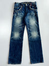 Sheng Yue Han Dragon Embroidered Baggy Jeans (W:30 |L:44)