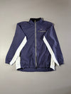 Vintage Nike Reflective Track Jacket – Navy & White (Kids S, 4-6) (M)