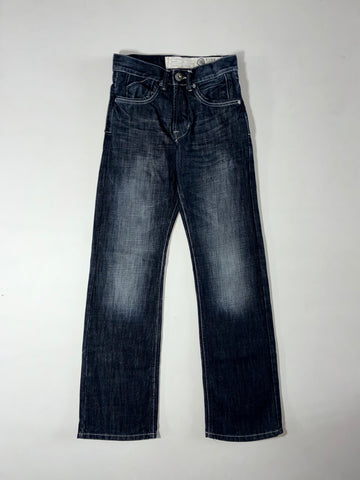 Vintage Blue Inc Dark Wash Bootcut Denim Jeans (W:26) (L:41)