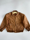 G Tano Premium Original Sued Leather Jacket (XL)