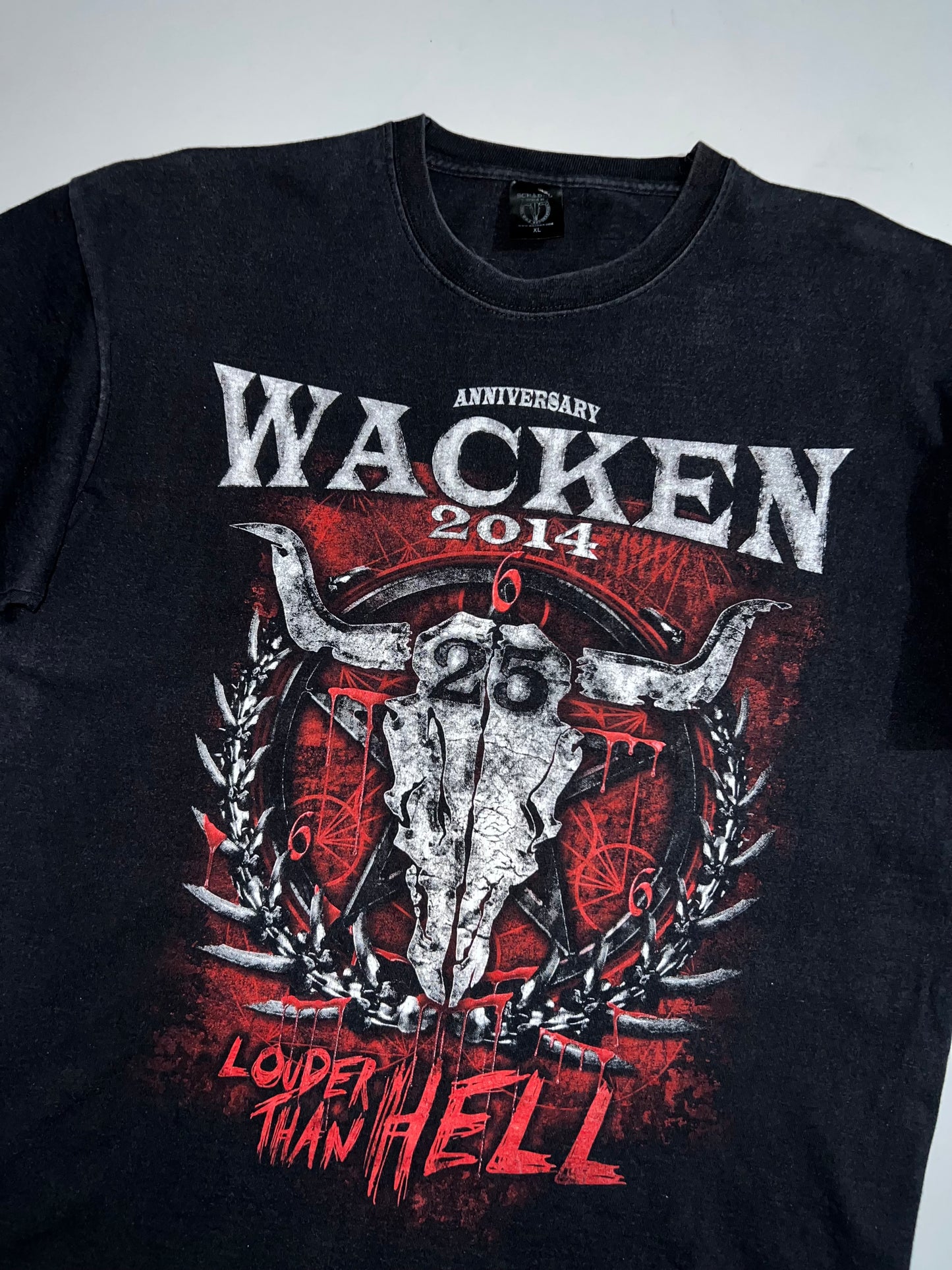 !                           Vintage Wacken 2014 Band Authentic Tee Size - (XL)
