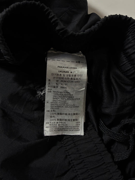 Adidas Run Icon 3-Stripes Performance Running Shorts (W:28) (L:18)