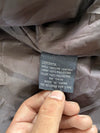 Torriani Distressed Brown Leather Bomber Jacket with Panel Stitching (L/XL)