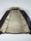 Wilsons Premium Original (Furr Collar) Bomber Leather Jacket (2XL)