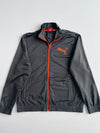Puma Full Zip Track Jacket – Black/Orange(XL)