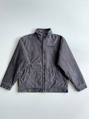 Dri Duck Grey Canvas Flannel-Lined Work Jacket (XL)