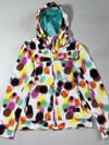 Vintage Bench Multicolour Abstract Print Hooded Windbreaker Jacket (S)