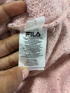 FILA Sherpa Fleece Pullover Hoodie – Pink – (L)