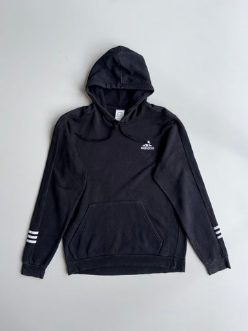 Adidas | Classic Logo Pullover Hoodie Black (L)