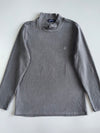 Beverly Hills Polo Club Mock Neck Long Sleeve Top Grey Marl | (S/M)