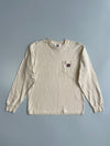 Ben Davis Heavyweight Long Sleeve Pocket T-Shirt in Cream (M)