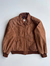 Vintage Premium Suede Leather Bomber Jacket (M)