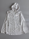 Nike Running Grey Zip Windbreaker – Reflective Swoosh (L)