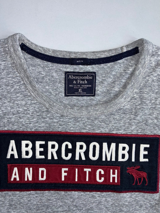Abercrombie & Fitch | Grey Logo Longsleeve | (XL)
