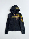 Ed Hardy | Black Gold Eternal Love Tiger Zip Hoodie Women’s (Xs)