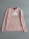 Adidas | Pink Marl Logo Sweatshirt (M/L)