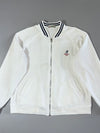 Polo Boston Union Zip-Up Bomber Sweatshirt — White / Navy | (L)
