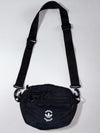 Vintage Adidas Originals Black Nylon Crossbody Bag (Inches:8)