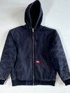 Dickies Navy Hooded Quilt Lined Canvas Work Jacket (L)