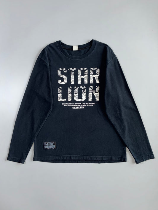 Starlion Graphic Long Sleeve T-Shirt – Black (L)