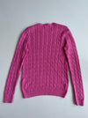 Ralph Lauren Pink Cable Knit Sweater (Size M)