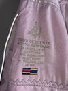 Club Descente Active Snow Gear Colorblock Ski Jacket Lilac & Cream Hooded Winter Coat (XXL)