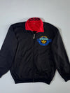 Adidas Retro Track Jacket  Black x Red Reversible Collar (M)