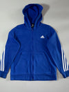 Adidas | 3-Stripes Zip Hoodie Royal Blue | (S)