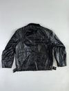 AMI Major League Black Leather Jacket (XL)
