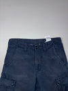 Carhartt Navy Cotton Cargo Shorts (W:32) (L:22)