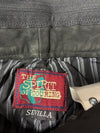 BMW The Spirit of Touring Sevilla Black Nubuck Leather Pants (W:26) (L:42)