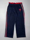 Vintage 90s Tommy Sport Navy Varsity Track Pants (W:32) (L:39)