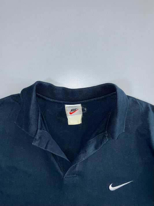Nike | Vintage Swoosh Polo | Navy (L)