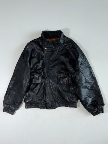 Vintage Premium Original Bomber Leather Jacket (M)
