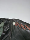 Braided Premium Leather Biker Jacket (M)