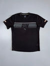 Puma Run Black Performance Tee | Reflective Detail (L)
