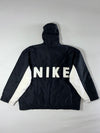 Vintage Nike Swoosh Padded Hooded Coach Jacket – Black (2XL/3XL)