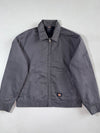 Vintage Dickies Grey Quilted Lined Eisenhower Work Jacket (XL)