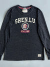 Shen Lu | American Casual Graphic Longsleeve Navy | (L)