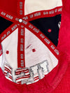 Myrtle Beach “Go USA” Cap – Red/Navy/White, 100% Cotton (Adjustable)
