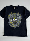 AEW All Elite Wrestling “Since 2019” Crest Graphic T-Shirt – Black ((L)