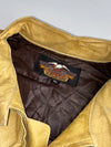 Harley Davidson | Leather  Jacket Mustard Yellow (L)