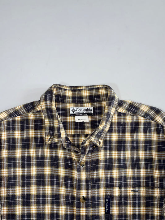 Columbia Plaid Flannel Shirt (XL)
