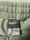 Puma Sage Green Polar Fleece Wide-Leg Track Pants (W:30) (L:36)
