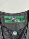 Vintage Hein Gericke Classic Gear Black Leather Biker Vest (S)
