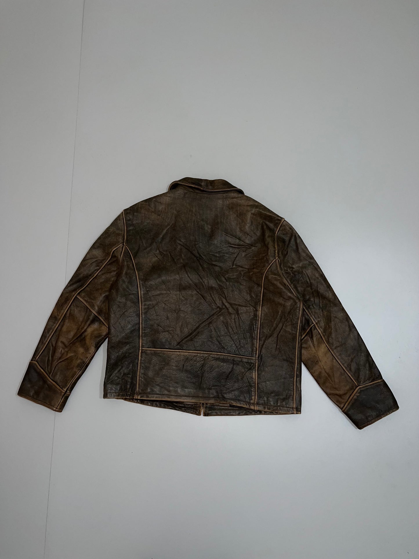 ZRoute 66 ORIGINAL Leather Jacket (RARE VINTAGE)  (L)