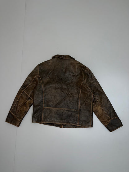 ZRoute 66 ORIGINAL Leather Jacket (RARE VINTAGE)  (L)