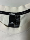 Adidas White “Three Stripes” Long Sleeve Tee (L)
